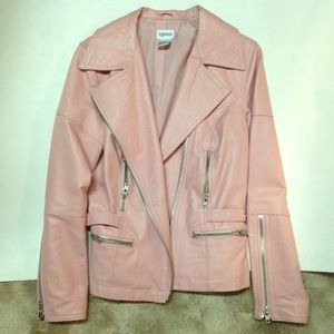 *GREAT DEAL* Genuine Pink Leather Jacket